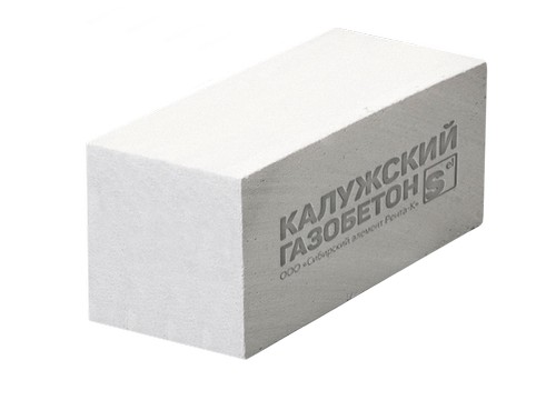 Газобетонные блоки Калужский D400 В2,5 625х250х500