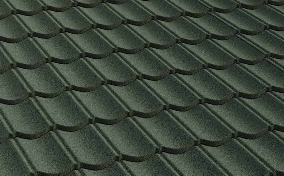 Композитная черепица рядовая AeroDek Tradition цвет Хвойный лес (04)