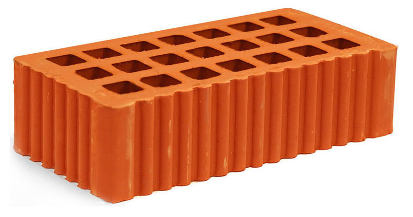 Кирпич одинарный рядовой рифленый М-150 Мстера