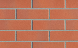 Клинкерная фасадная плитка ABC Ziegelriemchen Finkenwerder FS rot гладкая NF10, 240*71*10 мм